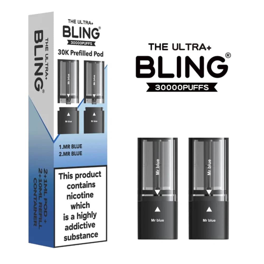 The Crystal Bling Ultra Plus 30k Pods Pack of 5
