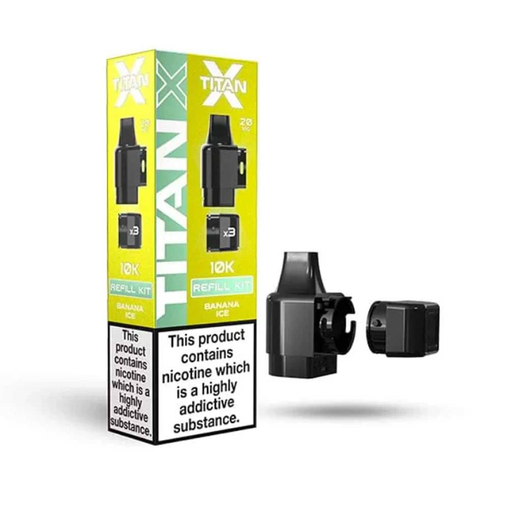 Titan X 10K Prefilled Pods Pack of 10