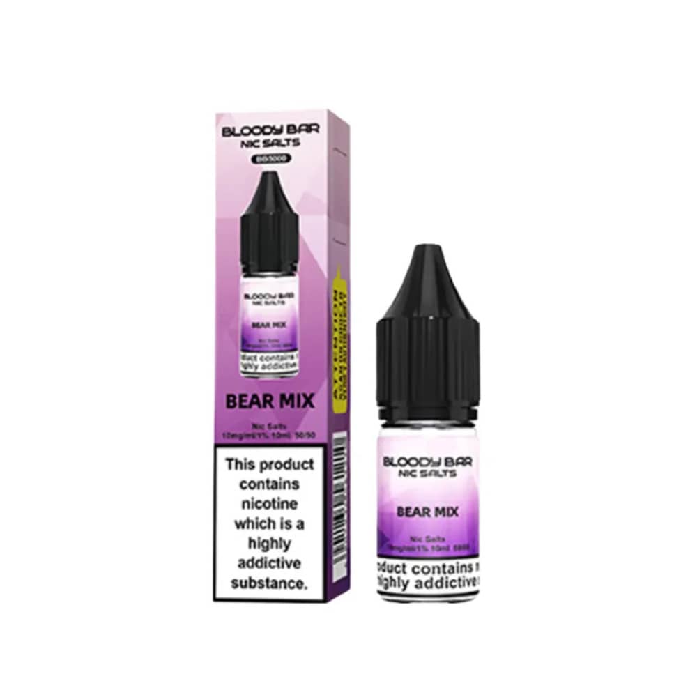 Bloody Bar Nic Salts e liquids 10ml Box of 10