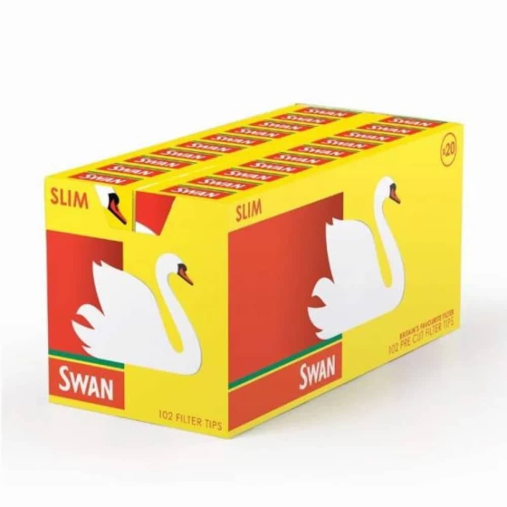 Swan Filter Pre-Cut Tips Slim - (102 Tips)