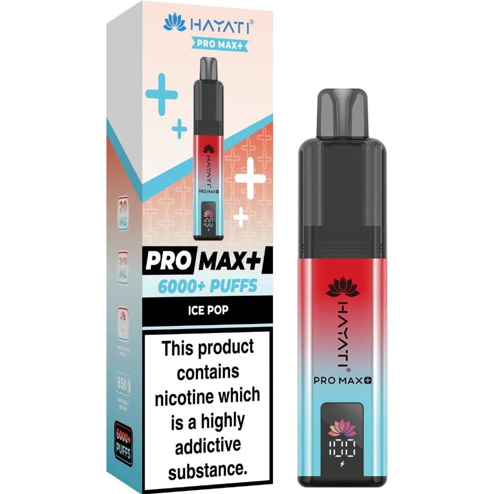 Hayati Pro Max Plus 6000 Vape Kit Box of 5 Ice Pop