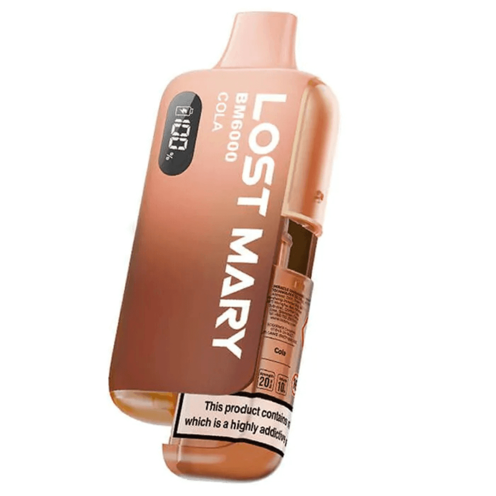 Lost Mary Bm6000 Vape Kit Box of 5 Cola
