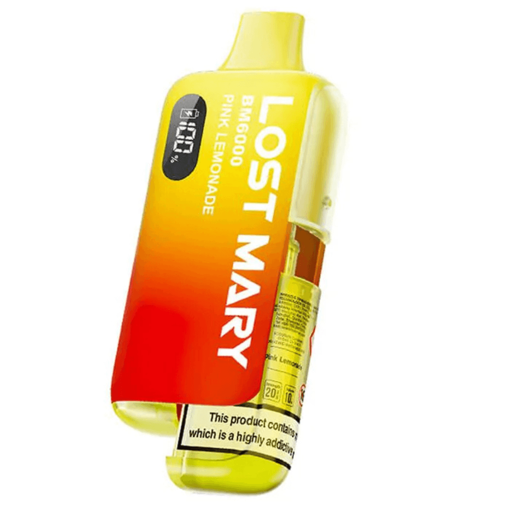 Lost Mary Bm6000 Vape Kit Box of 5 Pink Lemonade