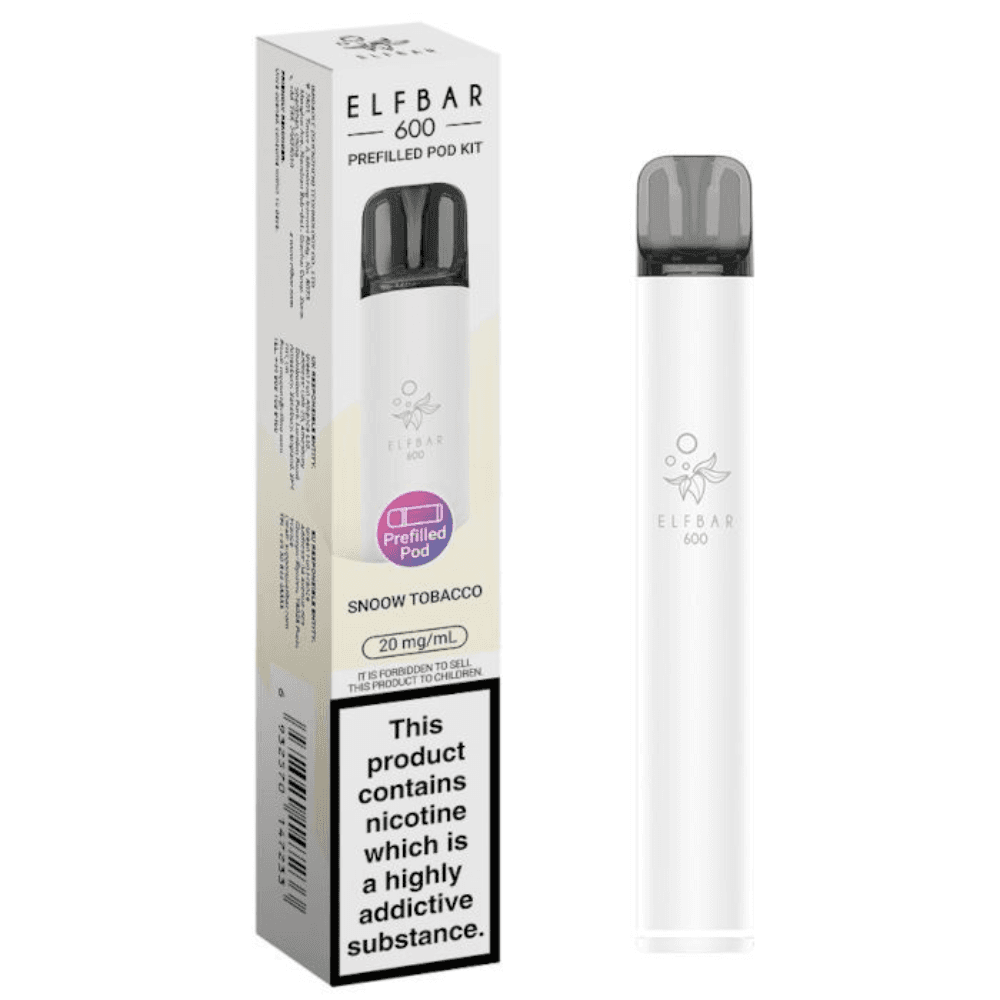 Ske Crystal Original 600 Vape Kit Box of 10 Snoow Tobacco