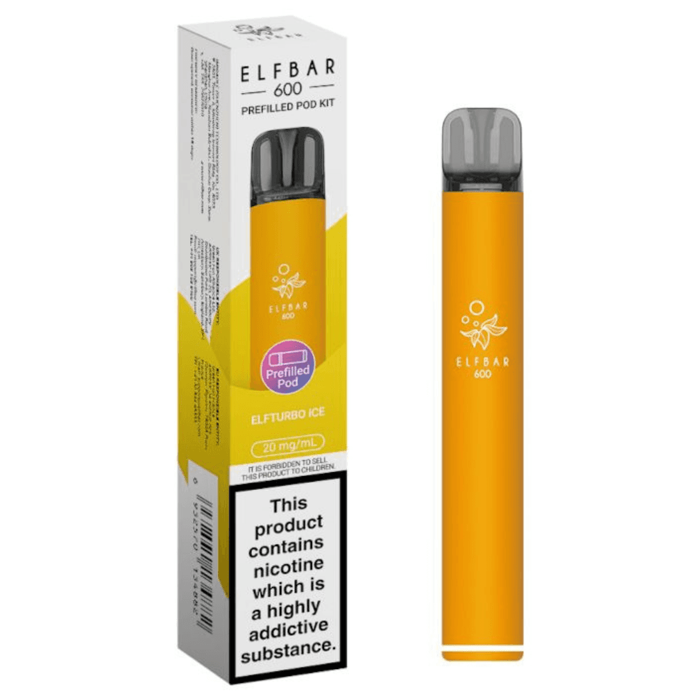 Ske Crystal Original 600 Vape Kit Box of 10 Elfturbo Ice
