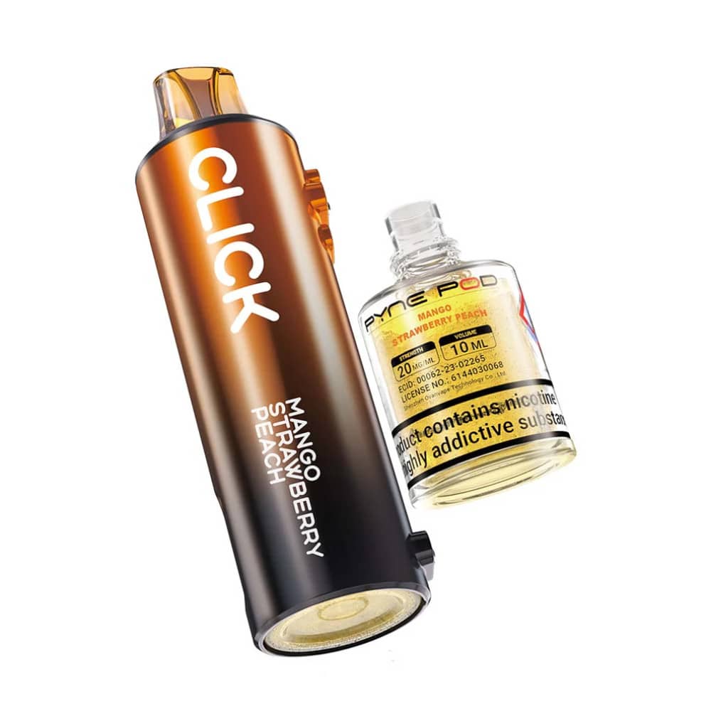 Pyne Pod Click 50k Pods Pack of 5 Mango Strawberry Peach