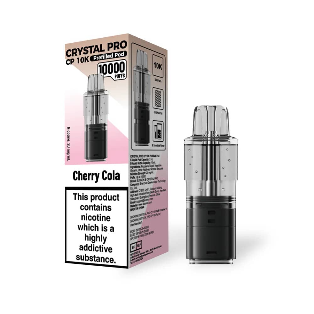 Crystal Pro CP 10k Pods Pack of 5 Cherry Cola