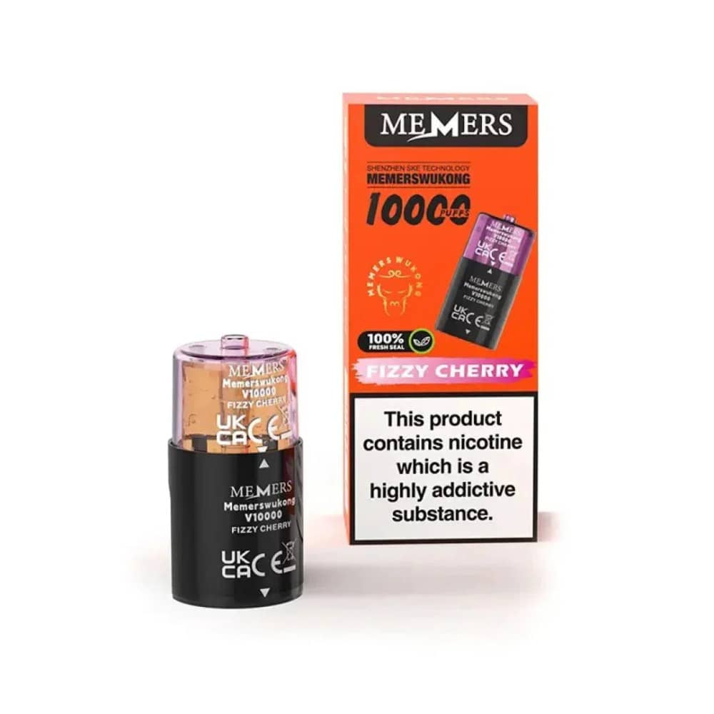 Ske Memers V10000 Pods Pack of 5 Fizzy Cherry