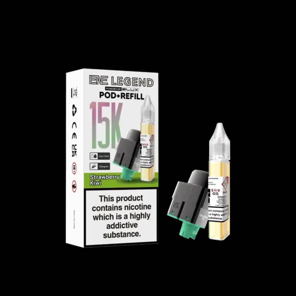 Elux Ene Legend 15k Pods Pack of 5 Strawberry Kiwi