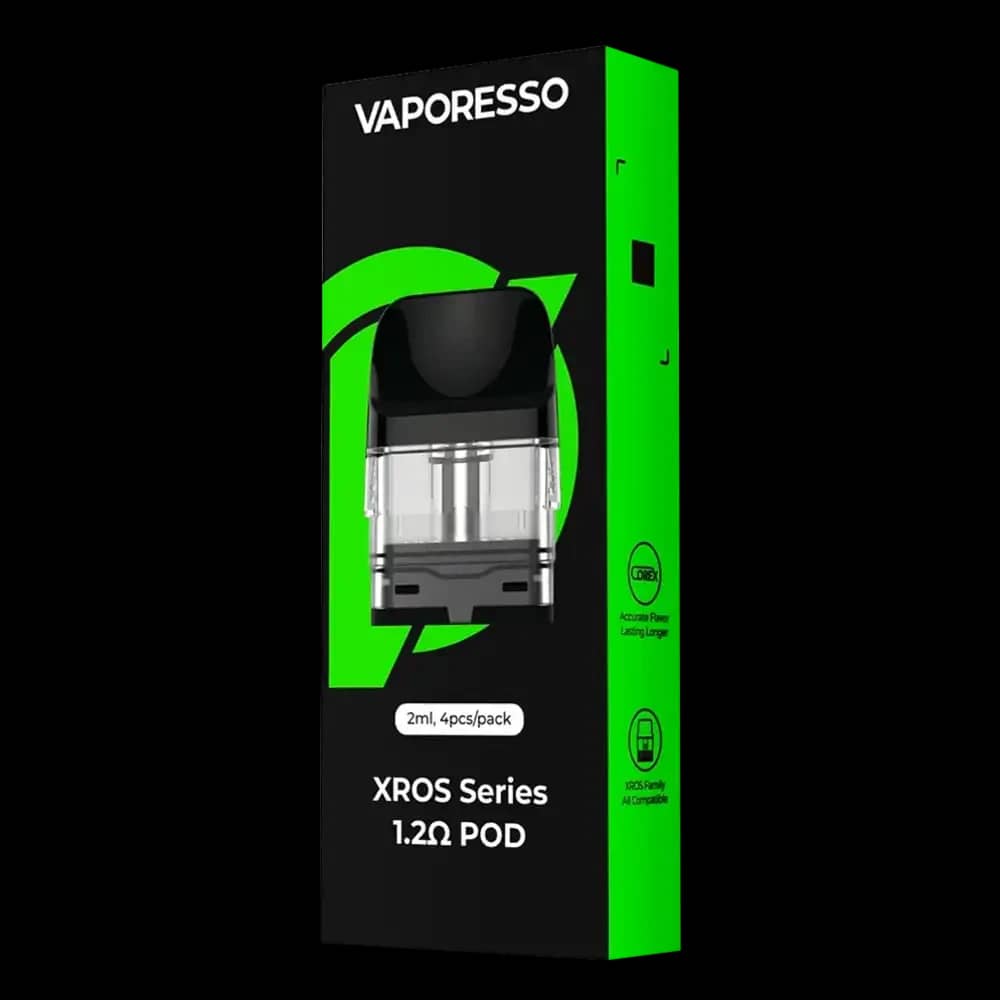 Vaporesso Xros Replacement Pods 4 Packs 1.2ohm Pod