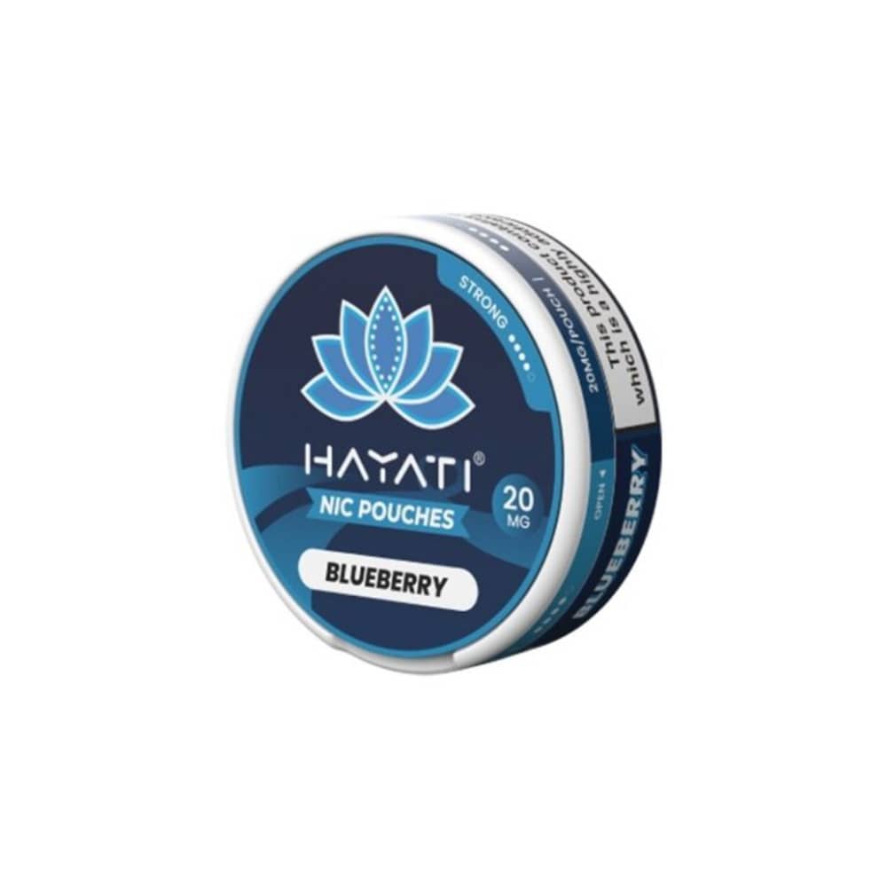 Hayati Nicotine Pouches 10 Packs Blueberry 12mg