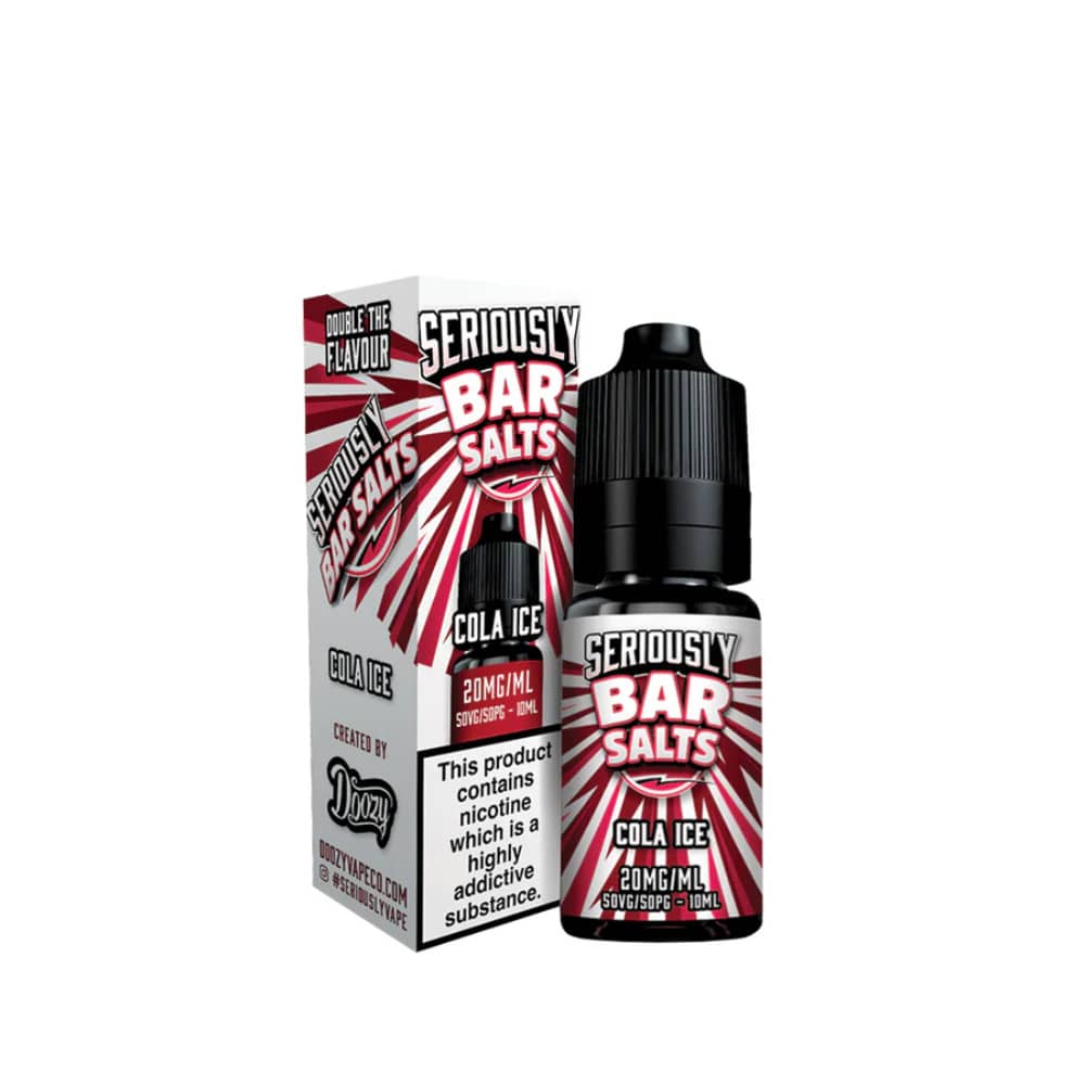 Doozy Seriously Bar Salts 10ml e liquids 10ml Box of 10 Cola Ice 10mg