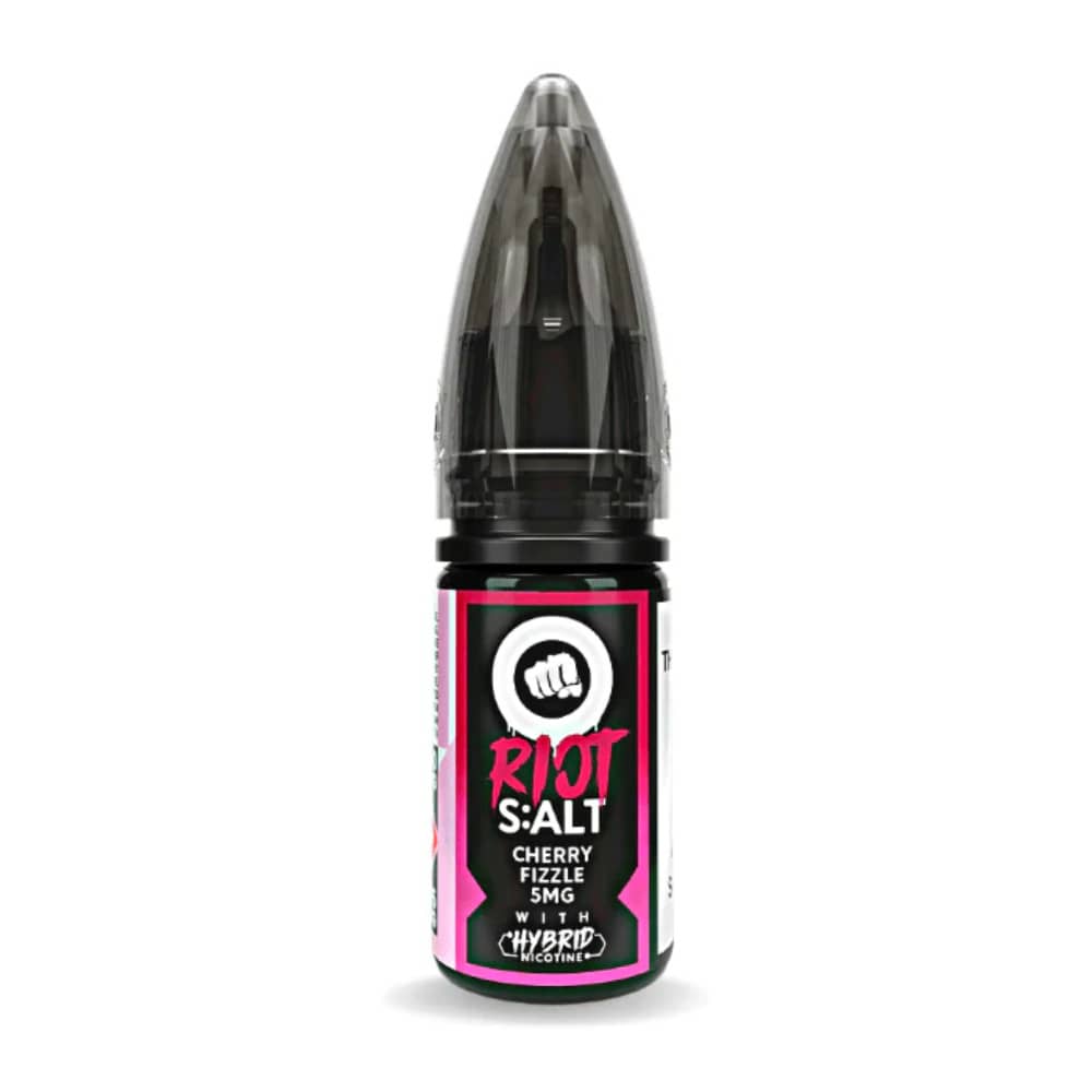 Riot Squad Nic Salt e liquids 10ml Box of 10 Cherry Fizzle 10mg