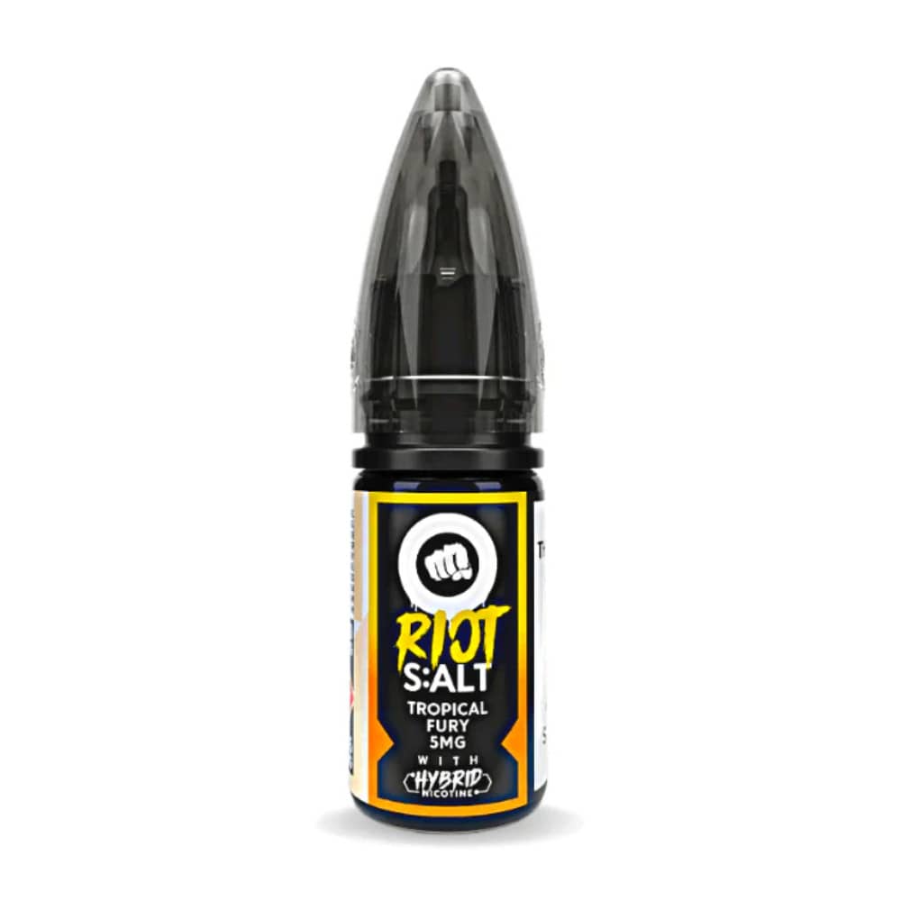 Riot Squad Nic Salt e liquids 10ml Box of 10 Tropical Furry 20mg