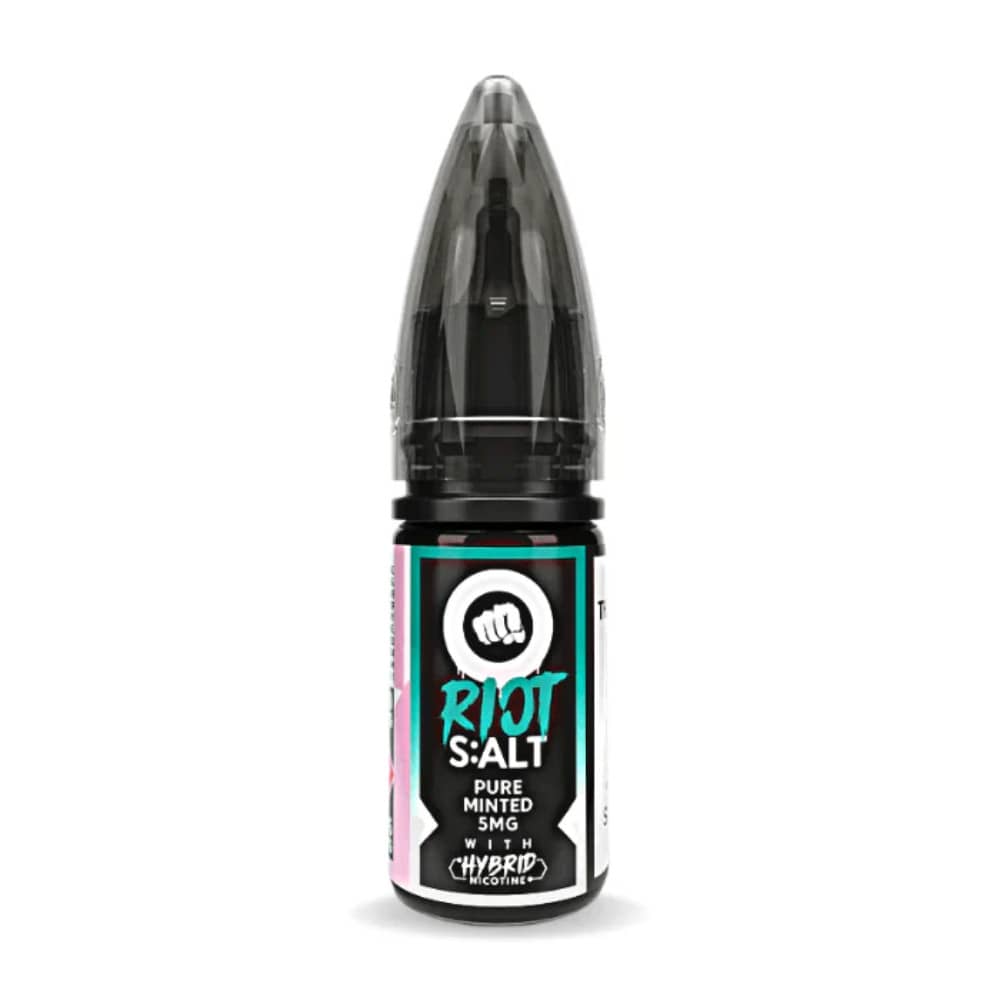 Riot Squad Nic Salt e liquids 10ml Box of 10 Pure Minted 10mg