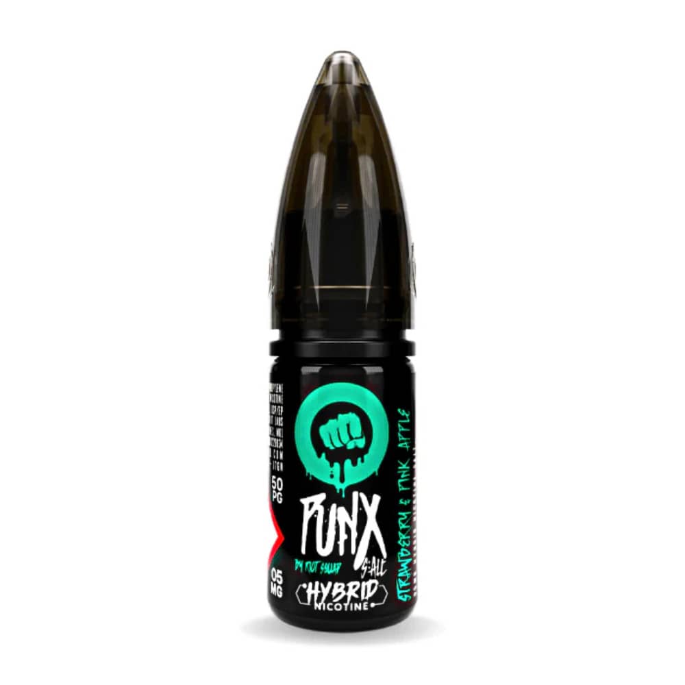 Riot Squad Punx Nic Salts e liquids 10ml Box of 10 Strawberry Pink Apple 20mg
