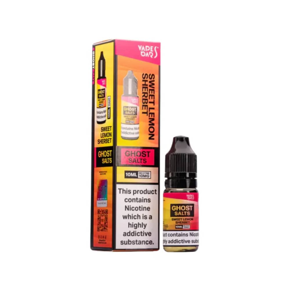 Ghost 3500 Nic Salts e liquids 10ml Box of 10 Lemon Sherbet 10mg