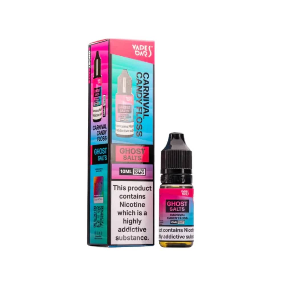 Ghost 3500 Nic Salts e liquids 10ml Box of 10 Carnival Candy 10mg