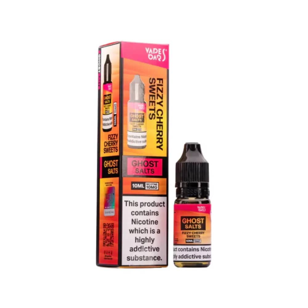 Ghost 3500 Nic Salts e liquids 10ml Box of 10 Fizzy Cherry 10mg