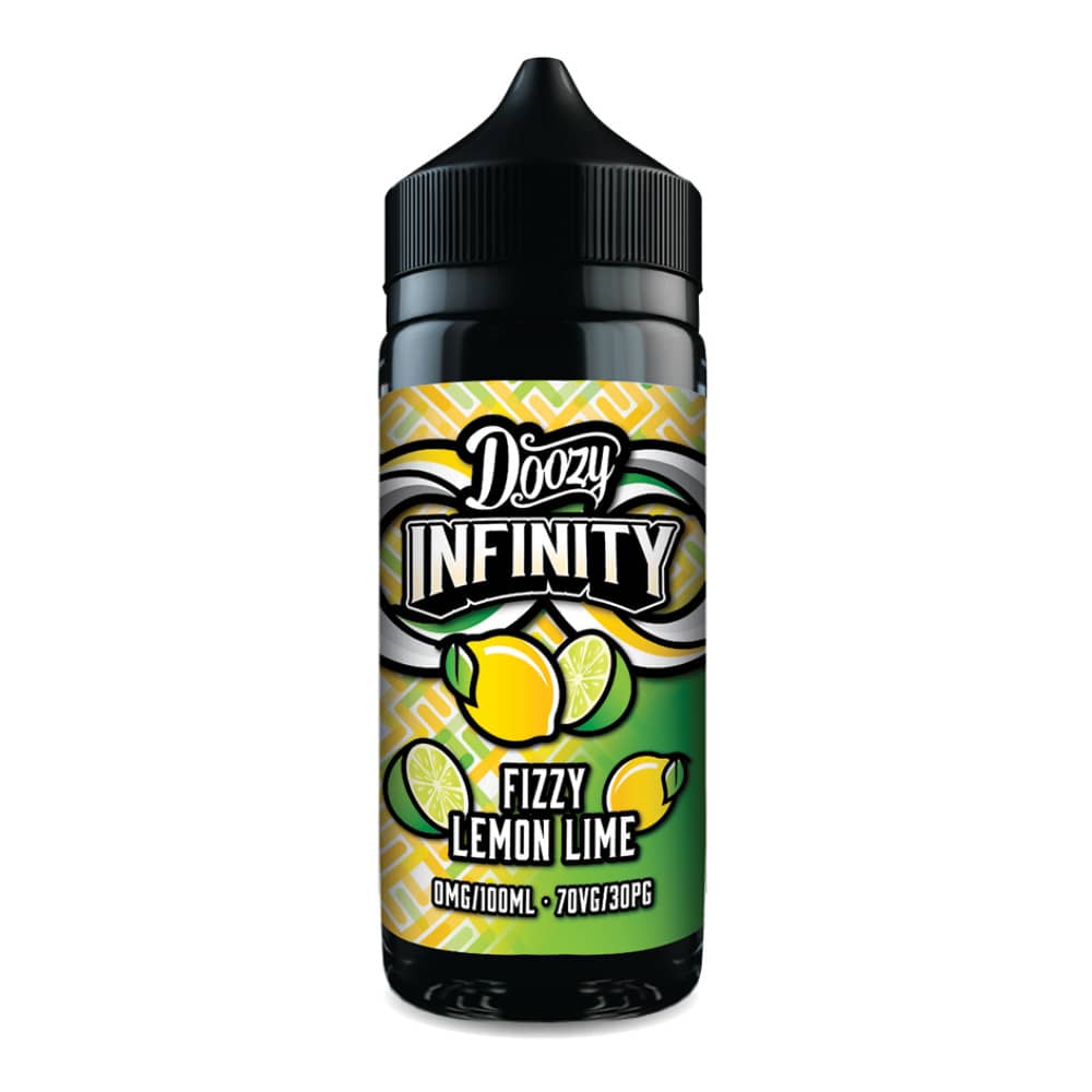 Doozy Infinity Nic Salts e liquids 10ml Box of 10 Fizzy Lemon Lime 20mg