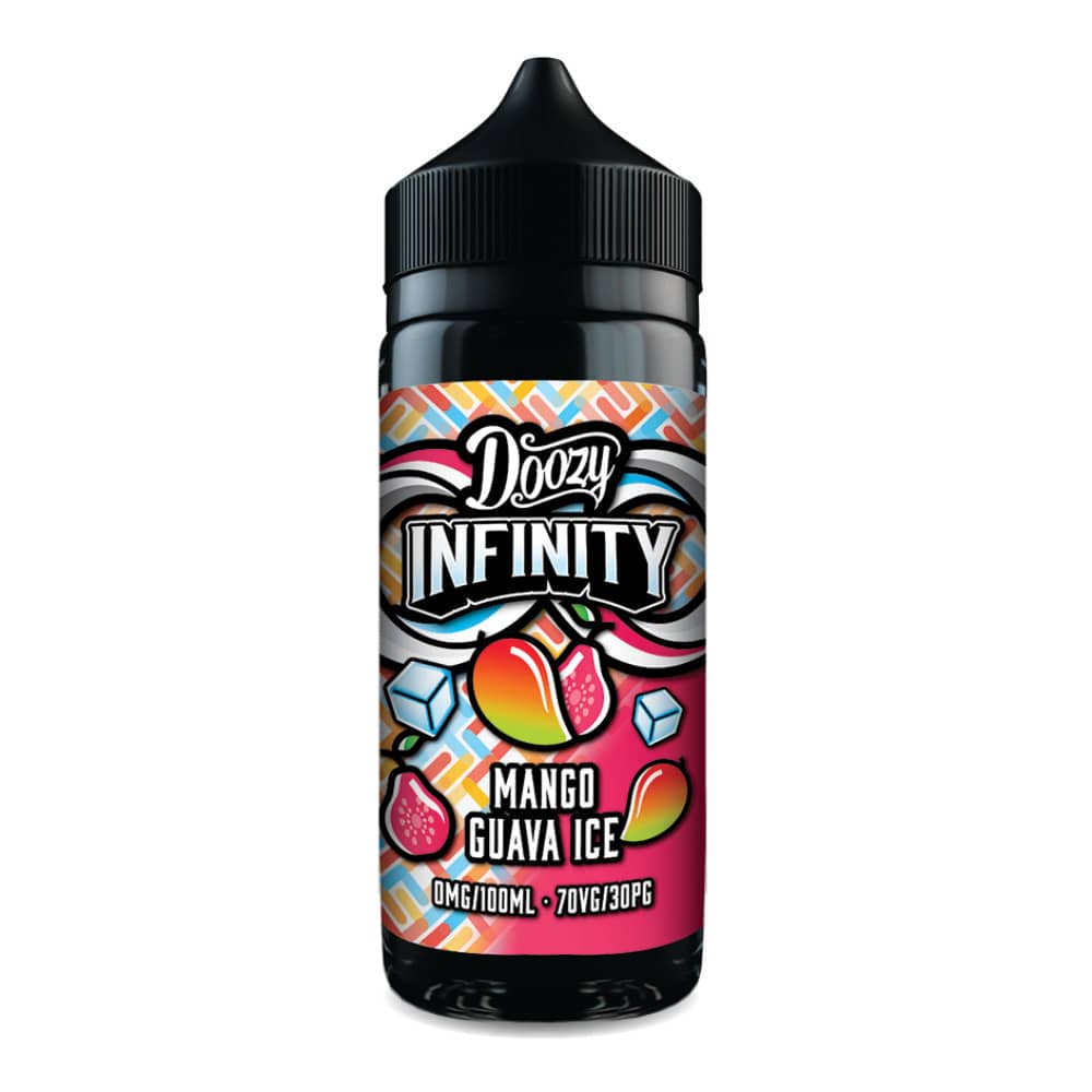Doozy Infinity Nic Salts e liquids 10ml Box of 10 Mango Guava Ice 10mg