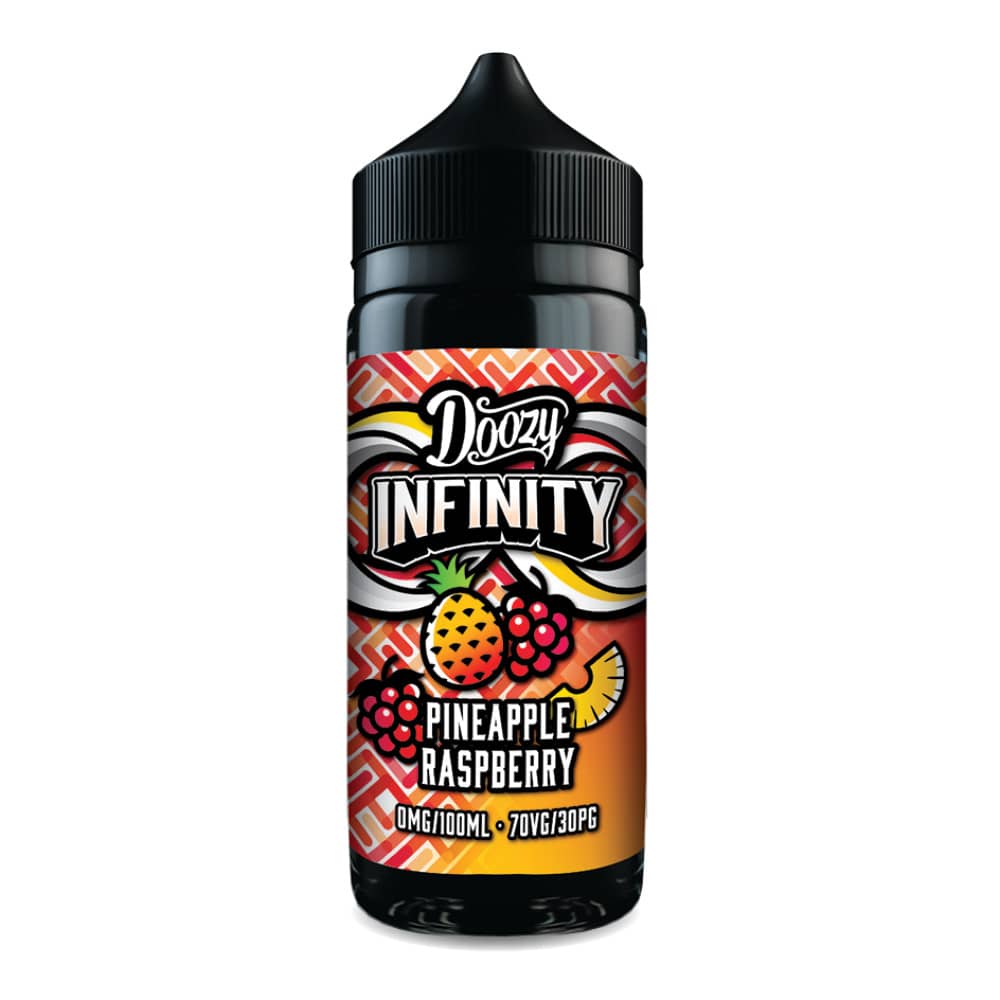 Doozy Infinity Nic Salts e liquids 10ml Box of 10 Pineapple Raspberry 10mg
