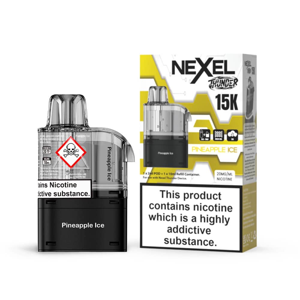Nexel Thunder 15k Pods Pack of 10 Pineapple Ice