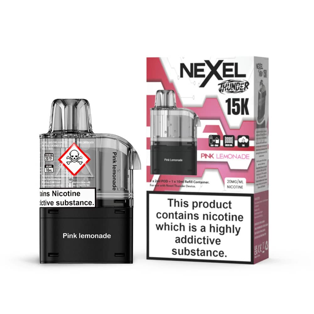 Nexel Thunder 15k Pods Pack of 10 Pink Lemonade
