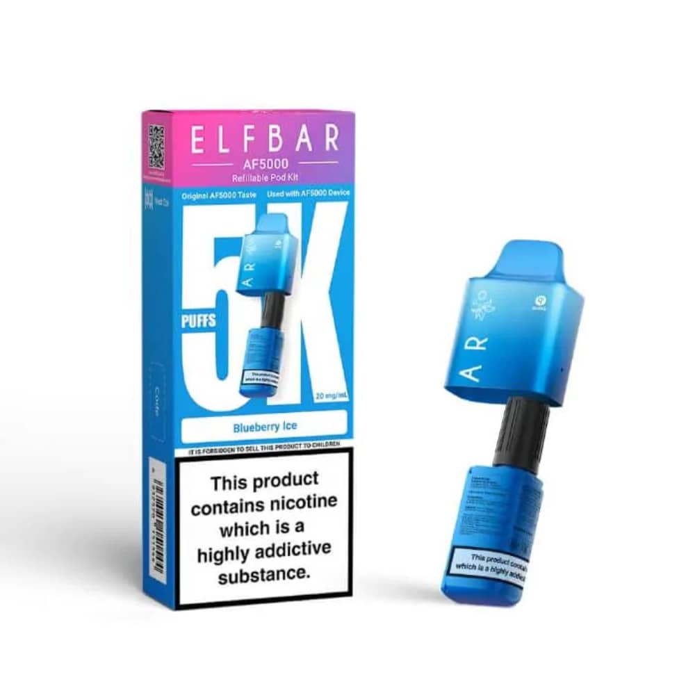 Elf bar AF5000 Pods Pack of 5 Blueberry Ice