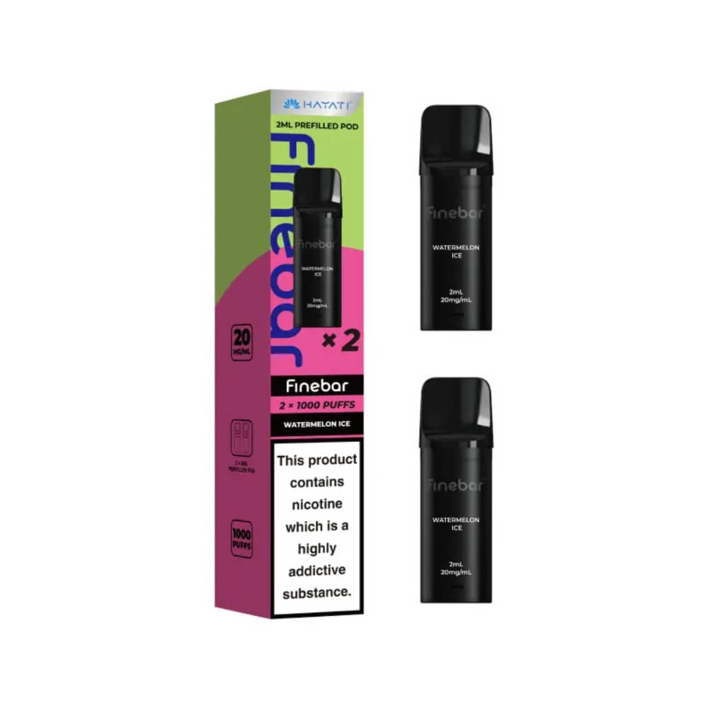 Hayati Finebar Prefilled Pod Pack of 10 Watermelon