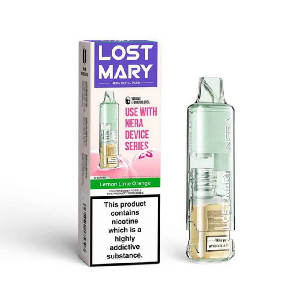 Lost Mary NERA 30K Pureview Pods Pack of 5 Lime Orange