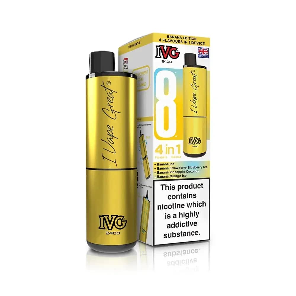 IVG 2400 Prefilled Pod Vape Kit Box of 5